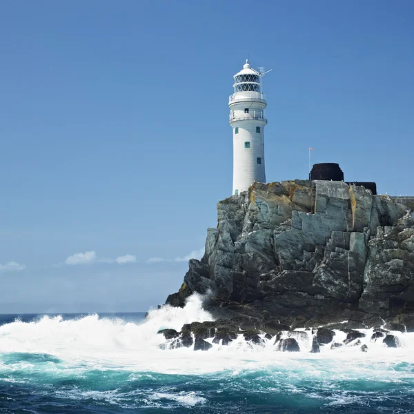 Deniz feneri, fastnet kaya, county cork, İrlanda — Stok fotoğraf