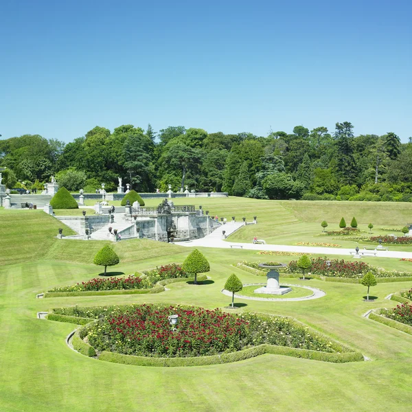 Powerscourt gardens, hrabství wicklow, Irsko — Stock fotografie