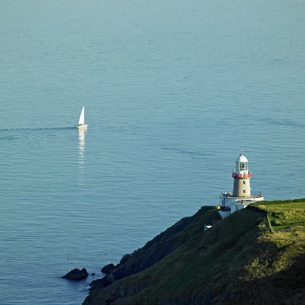 Deniz feneri, howth, dublin county, İrlanda — Stok fotoğraf