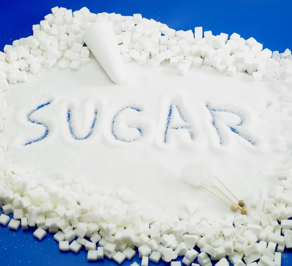 Azúcar naturaleza muerta — Foto de Stock