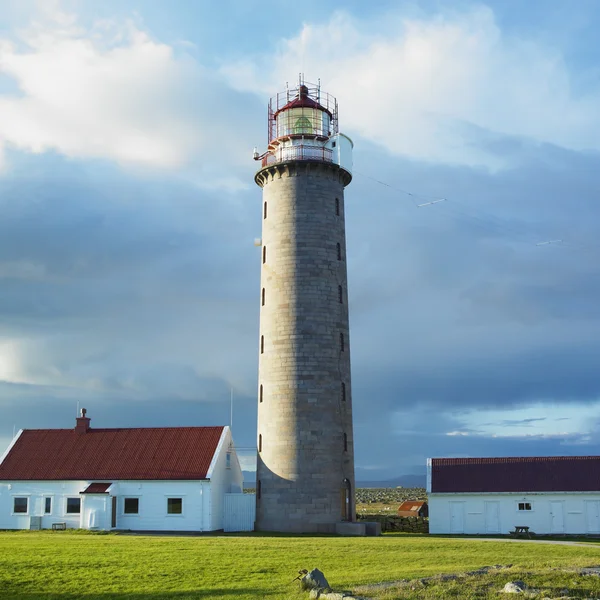 灯台、リスタ、ノルウェー — ストック写真