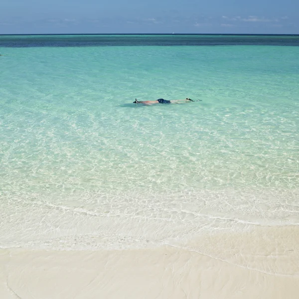 Snorkeling, Guardalavaca, Cuba — Stock Photo, Image