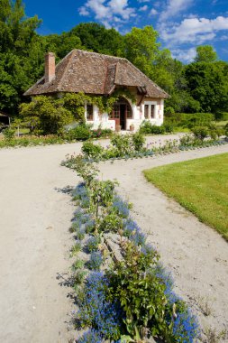 Bahçe chateau du moulin, lassay-sur-croisne, Merkezi, Fransa
