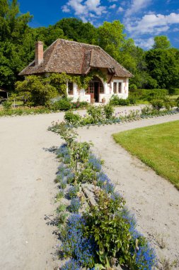 Garden of Chateau du Moulin, Lassay-sur-Croisne, Centre, France clipart