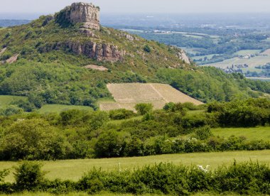 La Roche de Solutré, Burgundy, France