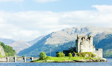 Eilean donan Kalesi, loch duich, İskoçya