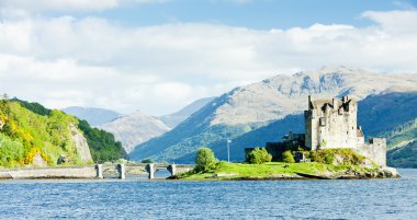 Eilean donan Kalesi, loch duich, İskoçya