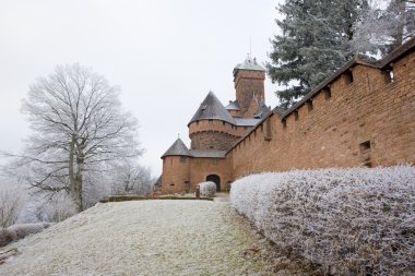 Haut-Königsbourg Kalesi, alsace, Fransa