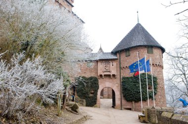 Haut-Königsbourg Kalesi, alsace, Fransa