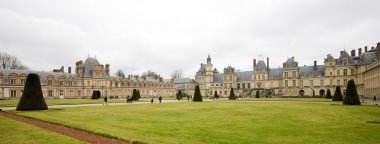 Palace Fontainebleau, Île-de-France, France clipart