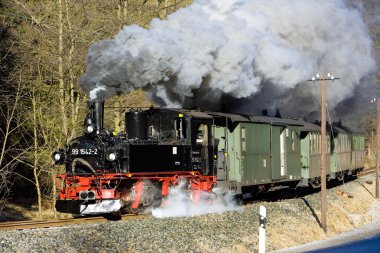 Steam train, Steinbach - Jöhstadt, Germany