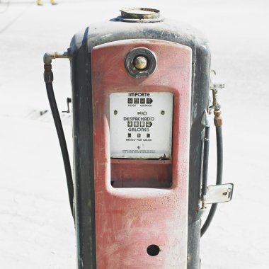 Old petrol station, Holguin, Cuba clipart