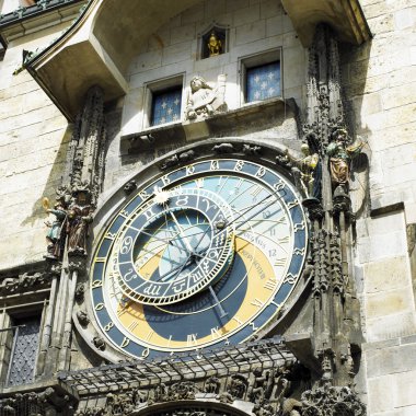 Horloge, Old Town Hall, Prague, Czech Republic clipart