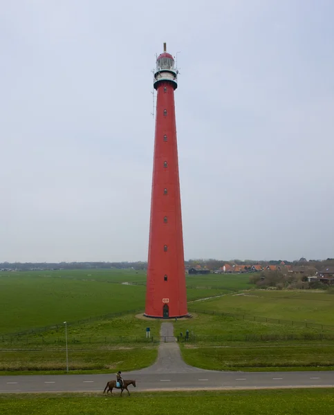 灯塔，登海尔德 （1877 年） 荷兰 — 图库照片