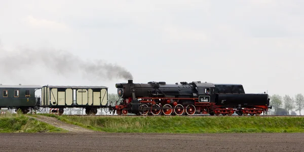 蒸汽火车，veendam-stadskanaal、 荷兰 — 图库照片
