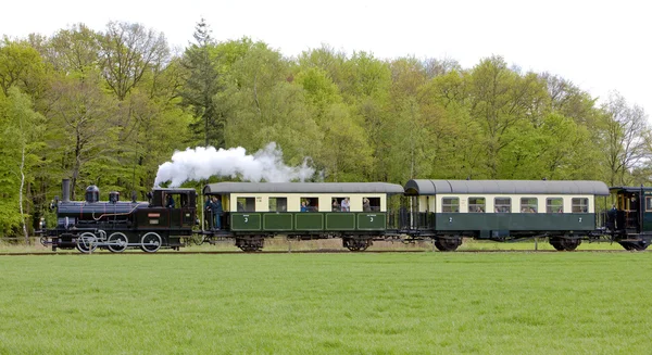 Comboio a vapor, Boekelo - Haaksbergen, Países Baixos — Fotografia de Stock