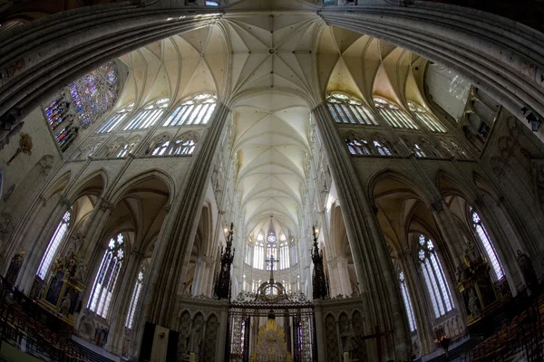 Interior de Cathedral Notre Dame, Amiens, Picardía, Francia — Foto de Stock