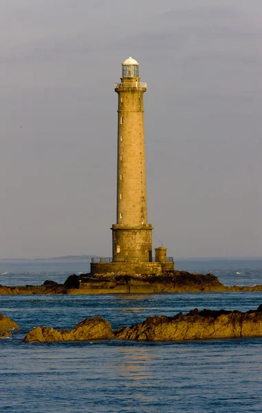 Lighthouse, Cap de la Hague, Norfely, France — стоковое фото