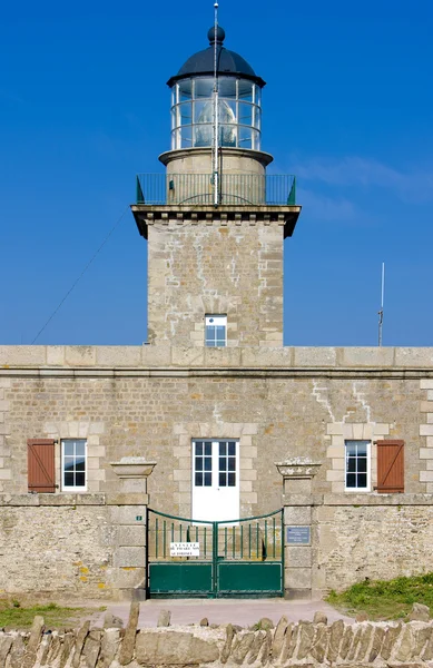 Lighthouse, Cap de Certeret, Normandy, France — Stock Photo, Image