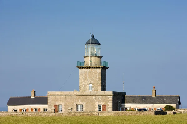 Lighthouse, Cap de Certeret, Normandy, France — Stock Photo, Image