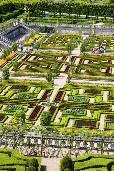 Jardin du Château de Villandry, Indre-et-Loire, Centre, France — Photo