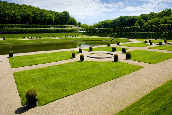 Zamek w Villandry ogród, indre-et-loire, centrum, Francja — Zdjęcie stockowe