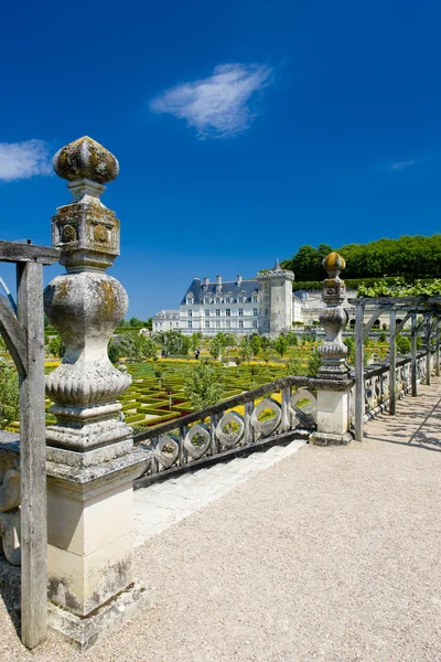 빌 랑 드리 성 정원, 앵드르에 루아르, 센터, 프랑스 — 스톡 사진