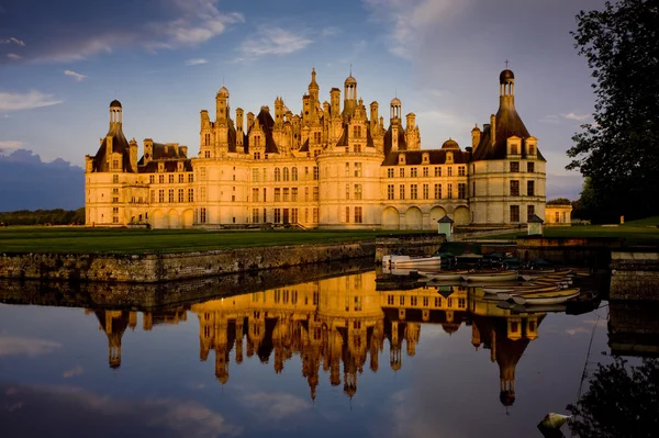 Chambord hrad, loir-et-cher, centrum, Francie — Stock fotografie