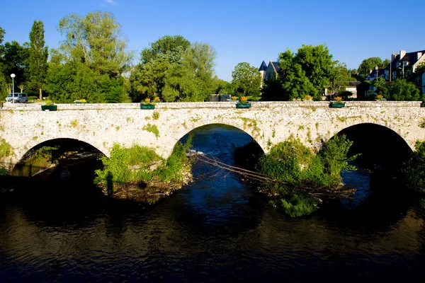Bridge, Cande-sur-Beuvron, Loire-et-Cher, Centre, França — Fotografia de Stock