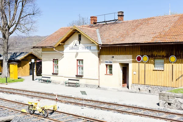 Musée ferroviaire à Zubrnice, République tchèque — Photo