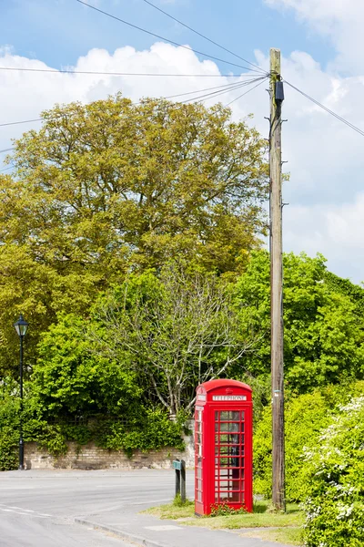 Telephone booth, Reach, England — Stock Photo, Image