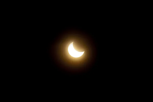 Eclipse solar, 4 de enero de 2011 — Foto de Stock