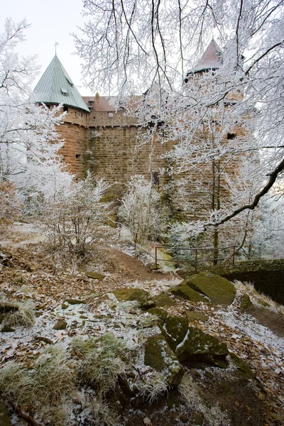 Castillo de Haut-Koenigsbourg, Alsacia, Francia — Foto de Stock