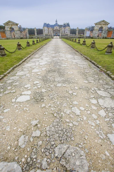 Vaux-le-Vicomte Palace, Seine-et-Marne, Île-de-France, France — Stock fotografie