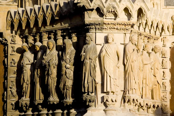 Cattedrale di Notre Dame, Reims, Champagne, Francia — Foto Stock