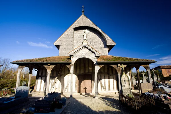 Церковь в Чечевица, Шампанское, Франция — стоковое фото