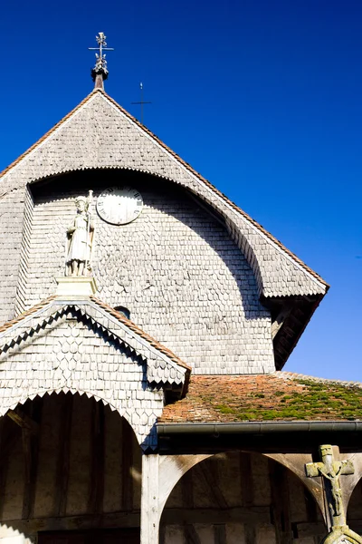 Kilise lentilles, şampanya, Fransa — Stok fotoğraf
