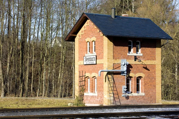 Narrow-gauge railways, Steinbach - Jöhstadt, Germany — ストック写真