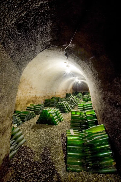 Wine archive, Hort Winery, Znojmo - Dobsice, Czech Republic — Stock Photo, Image