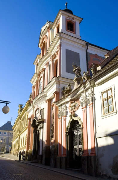 Церковь Святого Яна Немомуцкого, Фана Гора, Чехия — стоковое фото