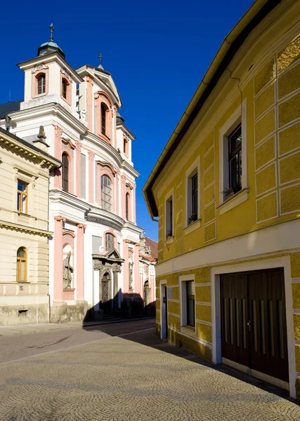Kilise st., jan nepomucky, kutna hora, Çek Cumhuriyeti — Stok fotoğraf