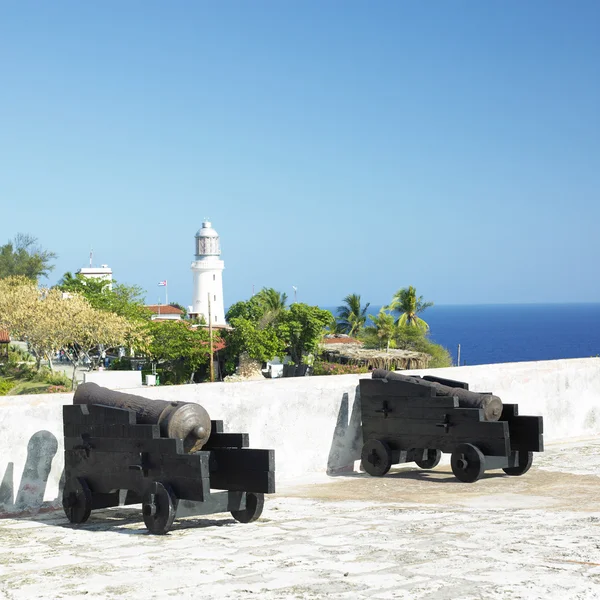 圣佩德罗 · 德拉罗卡城堡、 古巴圣地亚哥省、 古巴 — 图库照片