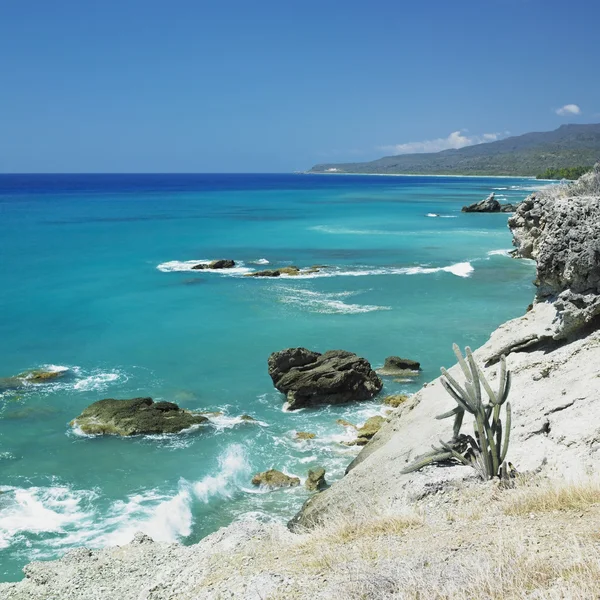 Coastline, the Caribbean Sea, Guantánamo Province, Cuba — Stock Photo, Image