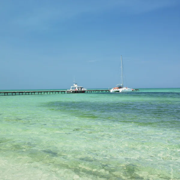 Santa lucia plaży, prowincji camaguey, Kuba — Zdjęcie stockowe