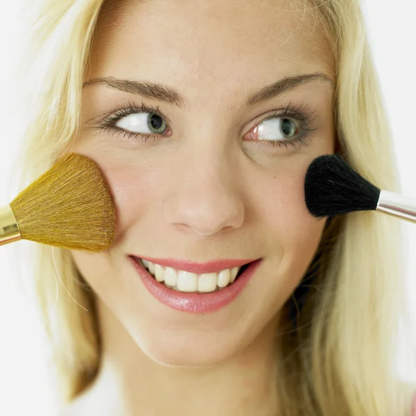Maquiagem de mulher — Fotografia de Stock