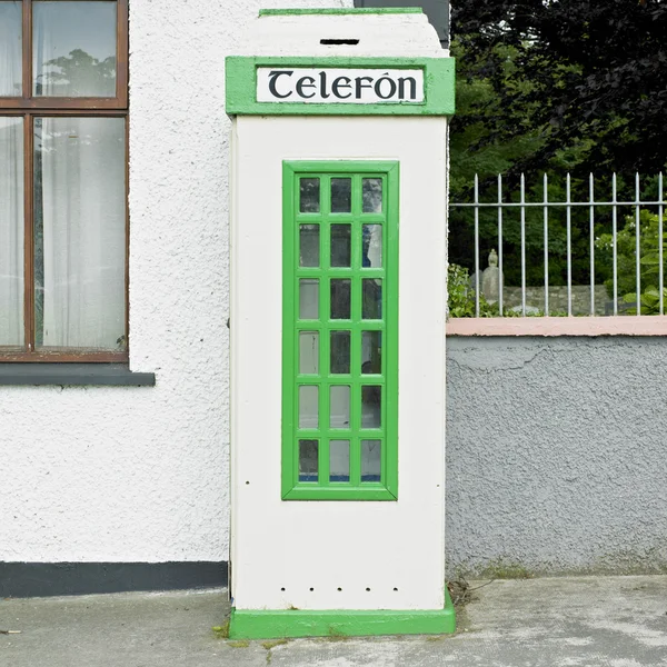 Cabina telefonica, Malin, Contea di Donegal, Irlanda — Foto Stock