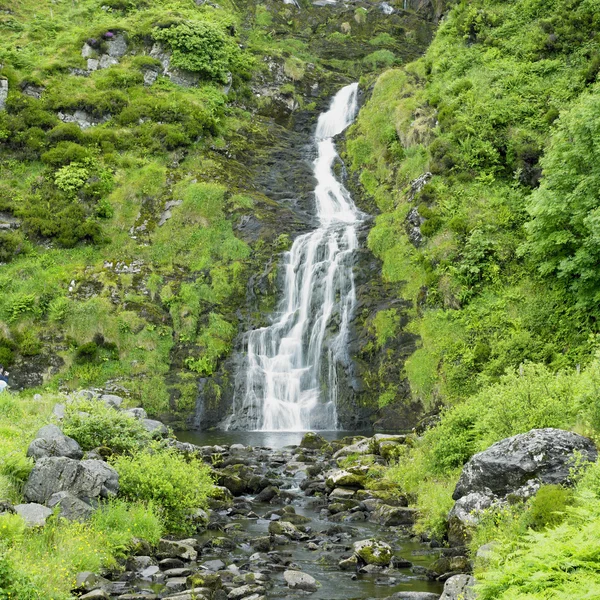 Assarancagh waterval, County Donegal, Ierland — Stockfoto