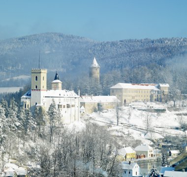 Rozmberk nad Vltavou castle, Czech Republic clipart