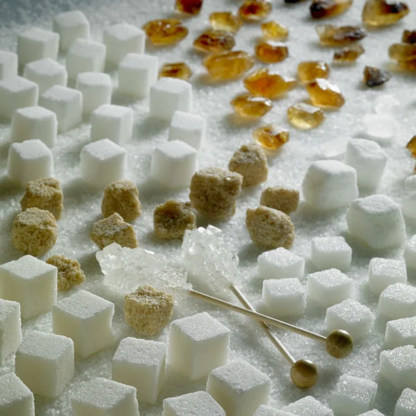 Açúcar ainda vida — Fotografia de Stock
