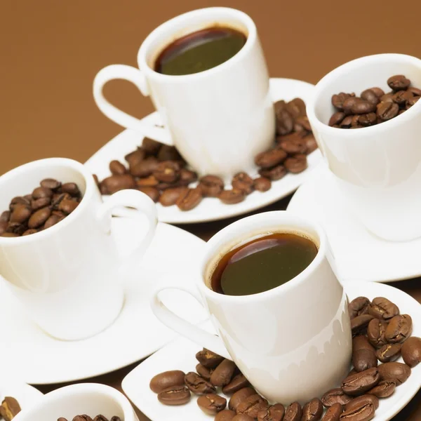 Cups of coffee — Stock Photo, Image